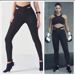 Demi Lovato Crisscross leggings